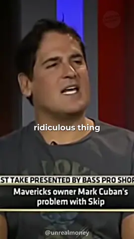 Mark Cuban destroys Skip Bayless  #markcuban #skipbayless #espn #NBA #basketball #sports #foryou #fyp #usa #unrealmoney #lebron #kevindurant
