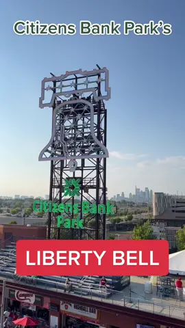 The Liberty Bell at Citizens Bank Park, home of the Philadelphia Phillies! Let me know which ballpark features I should talk about next! #MLB #baseball #ballpark #phillies #citizensbankpark #mlbpostseason #mlbplayoffs #nlcs #greenscreenvideo #greenscreen 