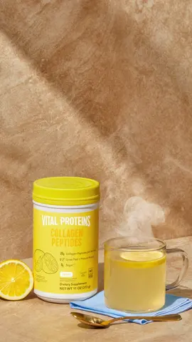Here’s the tea...😉🫖🍋 Just because the season has changed doesn’t mean you have to retire your Lemon Collagen Peptides! A few of our fav ways to use our bright yellow tub all year long? Stir two scoops into hot or cold water, mix into your cup of tea, add into your morning smoothie, or scoop + stir into your yogurt for a boost of flavor and benefits, no matter the weather outside! #collagen #collagenpeptides #lemon #lemonpeptides #teatime #teatimefun #wellnessisvital #vitalproteinsUS #vitalproteins 