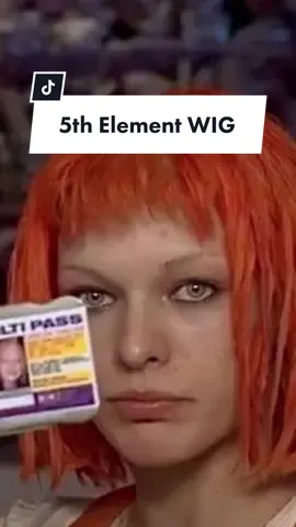 Leeloo Wig 5th Element 13$ 😳#amazonfinds #leeloocosplay #5thelement #cosplaywig #gingerwig #halloweencostume #Halloween2022 