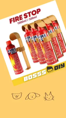 Fire Stop Foam Home Emengency Portable Spray 500ml / 1000ml