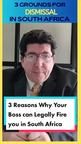 3 Reasons Why Your Boss can Legally Fire you in South Africa #ccma #labourlaw #labourlawyer #southafrica #fypシ 