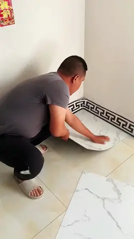 Self adhesive floor tiles #marbleflooring #floorinstallation #marblefloors #flooringinstaller
