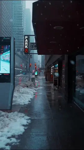 #Snowfall in #TimesSquare, #NYC | #Walking in #NewYorkCity in the #Winter #Snow, #4k
