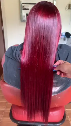 Vermelho de milhões !!! #vermelhodemilhoes  #vermelhointenso  #cabelovermelho❤️  #salaodebeleza 