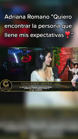 @Adriana Romano aún cree encontrar el amor en una pareja🔥🌶❣ qué piensas sobre las expectativas?. Entrevista Completa en Nuestro canal de YouTube y Página de Facebook #modeloboliviana🇧🇴 #streaming #diversionsoloaqui #podcast #chismecito #quélocura #Quépiquedemás #Oruro 