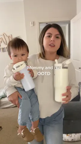 My bestfriend got Mateo a Stanley to match me and it’s the cutest ever 🥺 #MomsofTikTok #momtok #toddlersoftiktok #mommyandme #mommyandmeoutfits #StanleyCup #boymom #mamasboy #oldnavy 