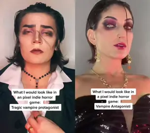 #duet with @shinorisu Enter the tragic protagonist to this game // cant tell y’all how many times I’ve watched this video. BIG LOVE 🦇🩸🦇 #Pixel #vampire #halloween #vampirecosplay 