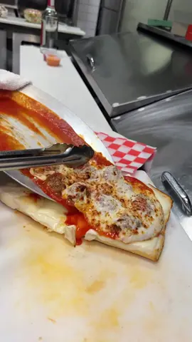 End the week with our delicious MEATBALL PARM! 🧀💥 #MARINARAPIZZA #NYC #pizza #cheese #cheesy #nyc #newyorkcity #fyp #foryou #delicious #food #foodtiktok #meatballs #parm 