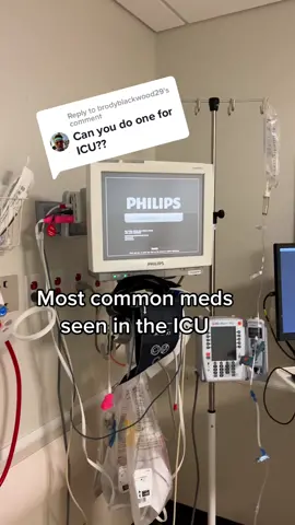 Reply to @brodyblackwood29 Have you gotten any ICU experience yet? What do you see the most? #nurseinthemaking #nursingschool #nursingmajor #bsn #nursingstudent #lpn #nclex #nursingnotes