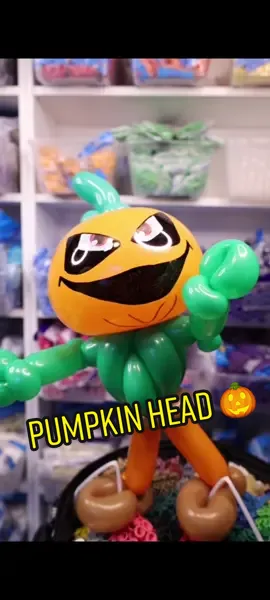 Day 21/31 Pumpkin Head 🎃  #balloons#balloonart#art#halloween#challenge#stl#foryou#fyp