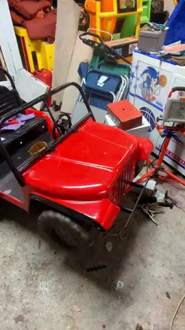 it's all coming together #jeep #kiddieride 