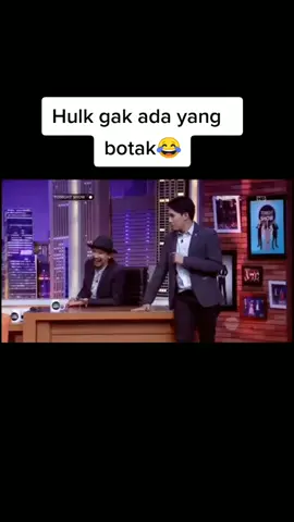 Hulk kok botak😂 #vincentrompies #desta #DidYouYawn #tonightshow #deddycorbuzier 
