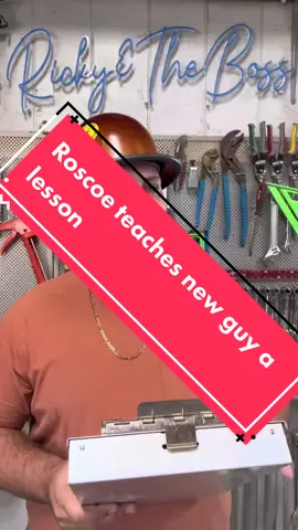 Roscoe teaches the new guy a lesson #breadstickricky #fyp #roughneckroscoe #bossman #newguy 