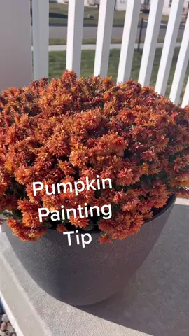 Pumpkin painting too that’s helped our littles creation last through Halloween🧡 #toddler #fyp #fall #falldecor #pumpkin #pumpkinseason #pumpkincarving 