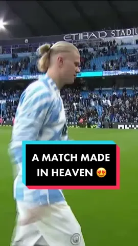 Haaland + City Fans = ❤️ #SuperSport #Football #Haaland #Fans
