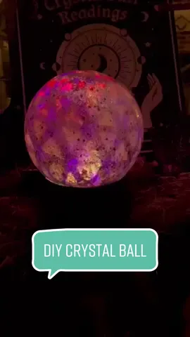 If you don’t want to paint- add some white stuffing inside! #dollartree #dollartreefinds #dollartreediy #crafty #halloween #crystalball #fortuneteller #fyp #diyproject 