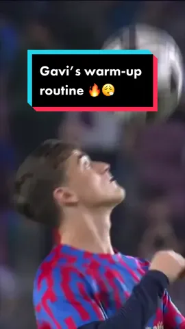 Gavi’s pregame routine 😮‍💨🔥🔥 (via @fcbarcelona) 