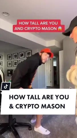 How TALL are you and Crypto Mason? @Crypto Mason #cryptoinvesting  #cryptonews #cryptonewsdaily #cryptonewstoday #cryptomason 