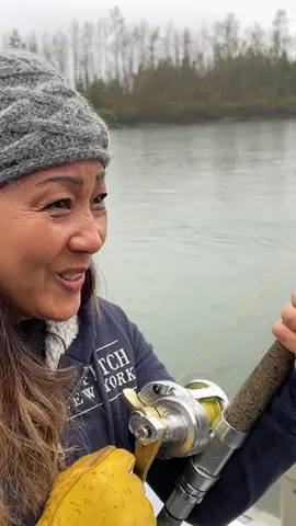 What a sight seeing this sturgeon jump out of the water😱🎣👏 #fish #jump #womenfishing  #Outdoors #river #fraserriver #sturgeon #sturgeonfishing #fall #bucketlist #tiktok #fishtok 