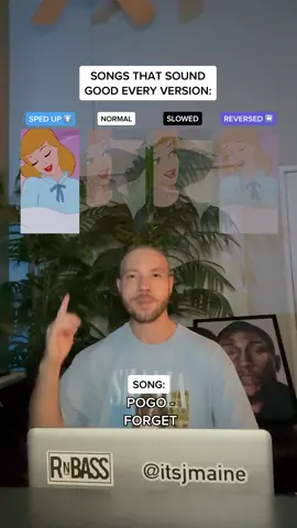 Songs that sound good every version: Pogo “Forget” (slowed down, sped up, original, reversed) #viraltiktok #tiktoksound #pogo #forget #spedup #spedupsounds #spedupaudios #spedupsongss #spedupsongs #slowed #reverse #disney #sample #samples #music 