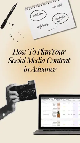 How to plan your social media content in advance. #contentcreation #contentplanning #contentcalendar  