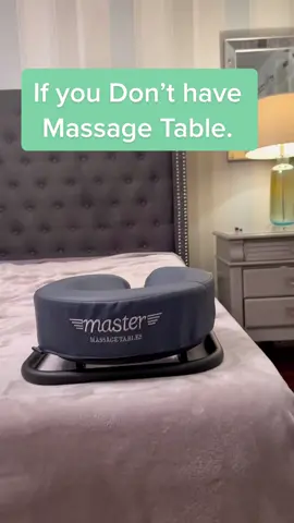 Want to massage your wife or husband but you dont have a massage table. Check out this head rest . The best $100 bucks you can spend. #massage #massagetherapist #massagetherapy #teachmassage #massagetechnique #massageschool #foryou 