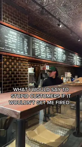 Yes, a customer really said this today… #nyc #nyccoffeeshops #customerservice #customerserviceproblems #stupid 