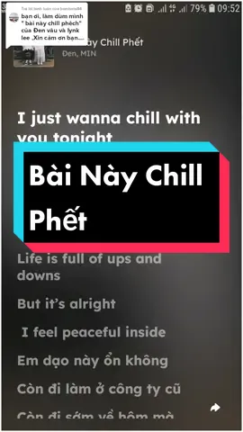 Trả lời @bombata84 Bài Này Chill Phết #bainaychillphet #den #min #nhachay #tamtrang #lyrics #music #thumaik02