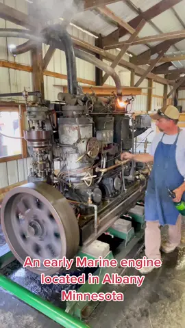 Marine engine #antiquetractortok #tractor #foryou #fyp #foryoupage #tractorsoftiktok
