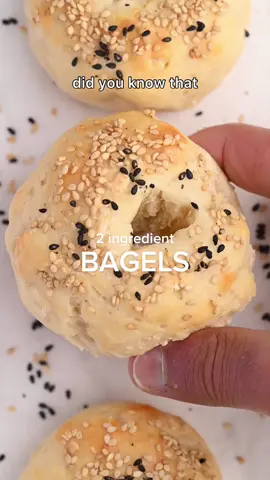 omg look, they are so FLUFFY! #bagel #EasyRecipe #healthyrecipes 