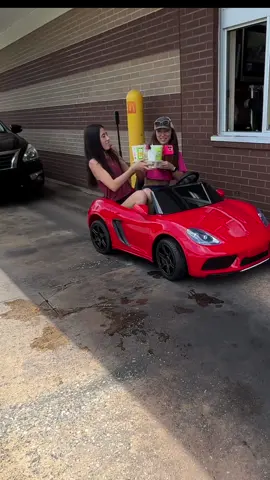 Drive thru in a tiny car!