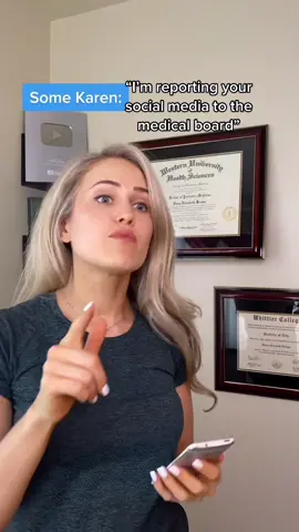 Oh no I’m terrified 😑  #reported #karen #karens #karensgoingwild #karensoftiktok #doctor #doctors #doctorsoftiktok #medicine #medical #medicalhumor #medicalvideos #surgery #nurse #nurses #podiatry #podiatrist #podiatric #surgeon #surgeons #footsurgeon #healthcare #scrublife 