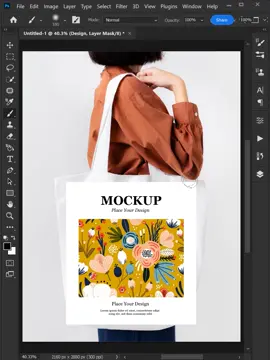 How to make a bag Mockup in Photoshop #cochoicochiu #design #photoshoptutorial #photoshoptricks #photoshopskills #ducthangds #xuhuong #photoshop 