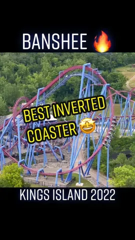 Banshee (Kings Island) #usa #america #tiktok #themepark #rollercoaster #carnival #rides #music #funfair #tall #fast #fyp #foryoupage 