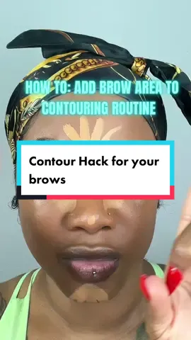 Adding your brow area to your contouring routine makes filling in your brows so much easier. Trust me 🤞🏾#fyp #xyzbca #makeuphacks #makeuptutorial #browtutorial #browtransformation #contourtutorial #contouringhacks 
