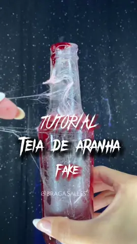 Teia de aranha fake 🕸🕷 #dicasdehalloween #teiadearanhafalsa #decoracaohalloween #fy #foryou 