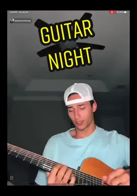 Guitar night with @Austin! #🅰️team #strongertogether #musicnight #acousticguitar #austinarmstrong