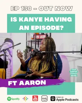 Is #Kanye having a #bipolar episode? Or is he manipulating us? Full episode is live now on #Youtube #Spotify #applepodcasts #amazonpodcast