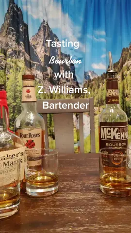 First tasting video - Bourbon @makersmarkus @fourrosesdistillery @heavenhilldistillery #bourbon #bourbontiktok #whiskey #bartender #bourbontasting 