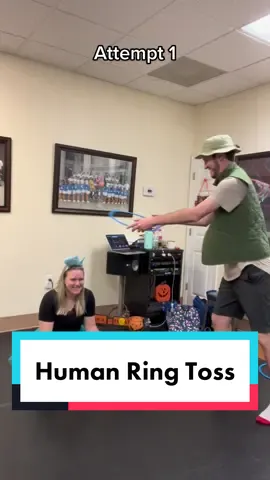 Did we play human ring toss last night during our Halloween dance class?  Yes, yes we did. My apologies to Julia. And yes, I’m dressed up as a fisherman, and she’s a fish. #dance #dancetok #danceclass #dancer #danceteacher #ringtoss #halloween 