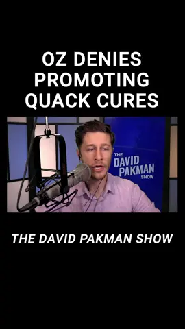 Mehmet Oz denies promoting quack cures on his television show. #mehmetoz #johnfetterman #pennsylvania #davidpakman #foryoupage