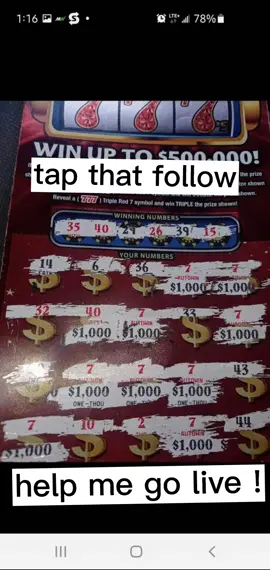 10k scratch off ! #thelotteryking #lotterytiktok #scratchoffwinners #fyplottery #scratchoffssss #scatchoffs 