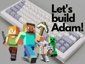 KBDcraft Kit Adam building tutorial & the little theater #mechanicalkeyboard #customkeyboard #lego #legotiktok #Minecraft #minecraftmemes