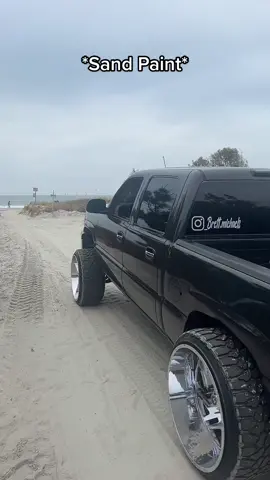 Was a lot of sand you can't even lie #trucks #carolinasquat #squattedtrucks #chevy #carolinatrucks #myrtlebeach#mbtw 