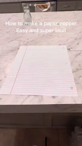 How to make a paper popper easy and super loud #trending #crafts #tutorial #satisfying #odllysatsfying #foryou #viral #paperpopper #school #lockdown #trend