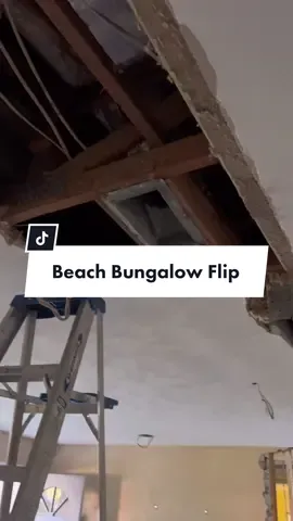 Beach Bungalow Flip Update…. And because I know you’ll ask… this is not my house that flooded! 🥰
