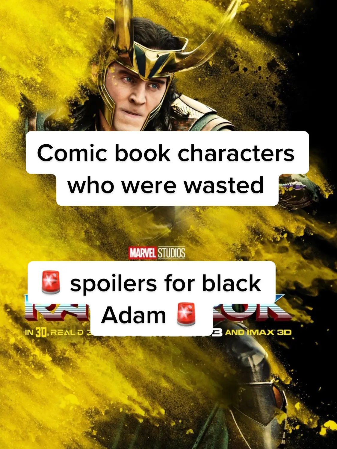 #mcu #marvel #dc #dceu #superheroes #villians #xmen #avengers #justiceleague #fyp #viral #jessippi #robin #drfate #blackbolt #killercroc #scorpion 