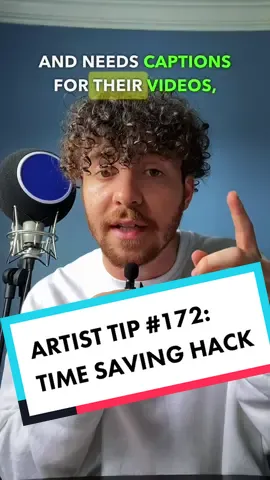 Artist Tip 172: USE THIS CAPTION APP TO GENERATE TEXT IN 30 SECONDS. TIME SAVING HACK! #musicmarketing #independentartist #unsignedartist #upcomingartist #spotifyartist #spotify #musiciansoftiktok 