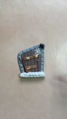 For witches only #polymerclay #tutorial #halloweendiy #door #magic 